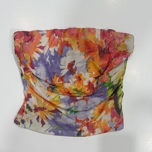 Haute Monde Multicolor Floral Bandeau